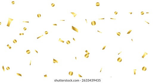 High-Resolution Gold Confetti Fall on Transparent Background – Designed for Print, Web, and Multimedia Use, Perfect for PNG Layers and Digital Designs"