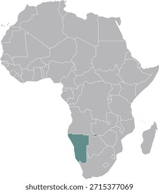 Ilustración de Alta resolución de Namibia, África.