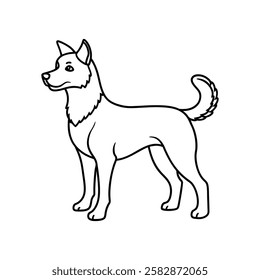 High-resolution image of a cute dog on a white background, perfect for commercial use, advertising, blogs, websites, and pet-related projects. Ideal for designers, marketers, and content creators look