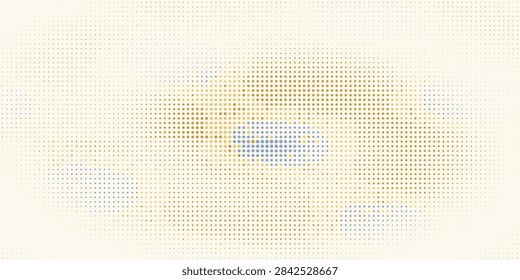 High-resolution image of a human eye showcasing intricate iris patterns and natural eye makeup, ideal for beauty and healthcare themes.