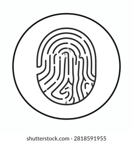 High-resolution image showcasing a detailed fingerprint pattern with ridges and whorls, emphasizing biometric security and identification features.
