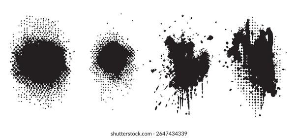 HighResolution Ink Splatter Textures Free Download.