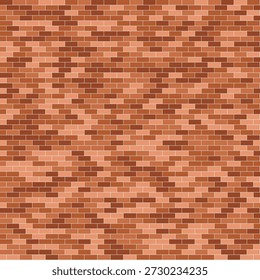Textura de pared de ladrillo sin costuras de Alta resolución en tonos marrones cálidos, perfecta para fondos, diseños arquitectónicos y proyectos digitales con una estética rústica y urbana.