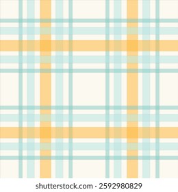High-Resolution Seamless Plaid Pattern with Classic Checkered Design in Soft Pastel Shades, Ideal for Textiles, Fashion, Upholstery, and Digital Backgrounds