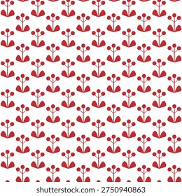 floral rojo sin