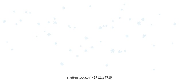 High-Resolution Transparent Falling Snow and Isolated Flakes on a Clean White Backdrop, Perfect Element for Holiday Graphics and Branding Projects