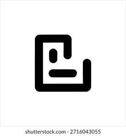 Icono negro del smartphone del estilo del Vector de la Alta resolución con la pantalla y el Botón casero, aislado en el fondo blanco limpio, ideal para la tecnología, los App, y el diseño digital de la comunicación.