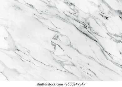 Textura de mármore branco de alta resolução com veios cinzas macios. Ideal para fundos, modelos de produtos, apresentações de design de interiores e branding. Esta superfície elegante e minimalista adiciona um limpo, lu