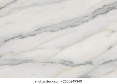 Hoge resolutie witte marmeren textuur met zachte grijze aderen. Ideaal voor achtergronden, productmockups, presentaties van interieurontwerp en branding. Dit elegante en minimalistische oppervlak voegt een schone, luchtige