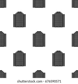 High-rise building, skyscraper,Realtor single icon in black style vector symbol stock illustration web.