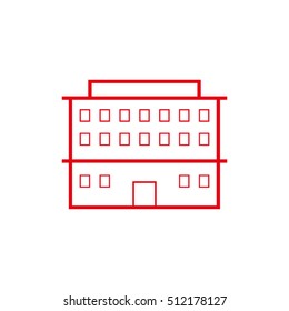 high-rise building vector icon EPS 10