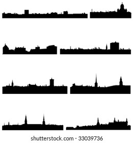 The high-rise buildings in Danish Well-known cities