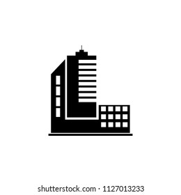 high-rise buildings icon. Element of building icon for mobile concept and web apps. Detailed high-rise buildings icon can be used for web and mobile. Premium icon on white background