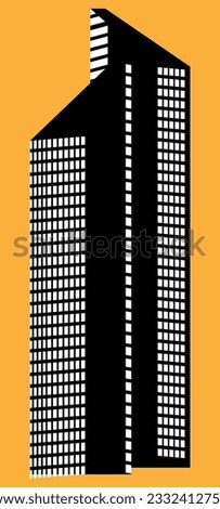 high-rise buildings with white windows