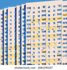 High-rise residential buildings in Kiev