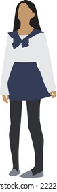 Highscool School Uniform auf Japanisch
