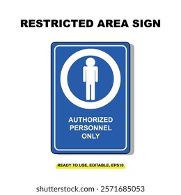 High-Security Zone Signs. Danger, Warning, and Restricted Access
