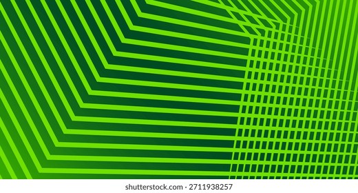 Fondo verde Abstractas de alta velocidad. Diseño moderno de moda en Ilustración vectorial