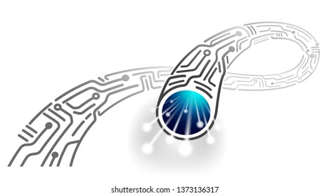 High-speed digital cable in the future Design of new monochrome fiber optic cable Abstract.
Vector EPS file.