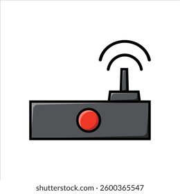 High-Speed Modem for Internet Connection. 