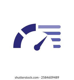 High-Speed Racing Speedometer with Motion Effect
