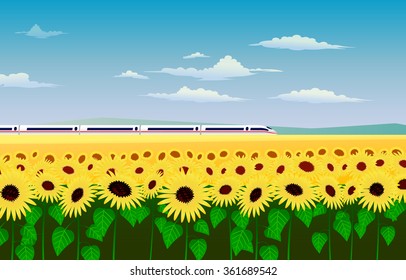 486 Sunflowers And Train Images, Stock Photos & Vectors | Shutterstock