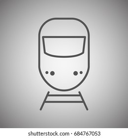 High-speed train icon