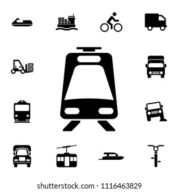 high-speed train icon. Detailed set of  Transport icons. Premium quality graphic design sign. One of the collection icons for websites, web design, mobile app on white background
