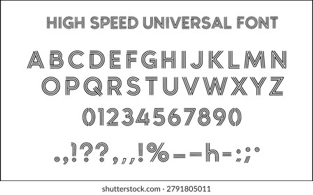 High-speed universal geometric font featuring futuristic letterforms and clean typography. Excellent for technology branding, automotive themes, gaming, and modern advertising.
