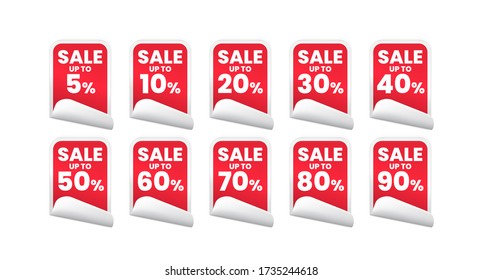 Hight Quality Rectangular Detailed Sticker on White Background . Isolated Vector Elements