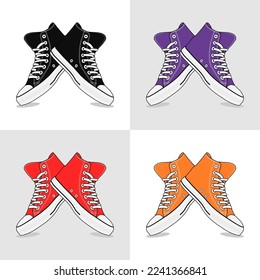 HIght Shoes Image Man and Girl