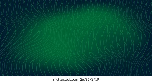 La alta velocidad de la tecnología conecta el fondo verde azul, información nano cibernética, comunicación abstracta, innovación, datos tecnológicos futuros, conexión de red de Internet, Big data de IA, Vectores modernos