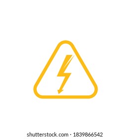 hight voltage icon vector illustration design template web