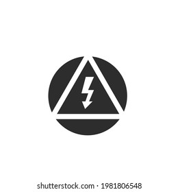 hight voltage icon vector illustration design template