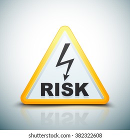 Hight Voltage Risk sign