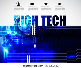 High-tech background, vector