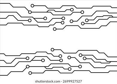 High-tech circuit board technology background 