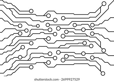 Plano de fundo da tecnologia de placa de circuito de alta tecnologia 