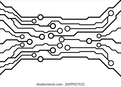 High-tech circuit board technology background 
