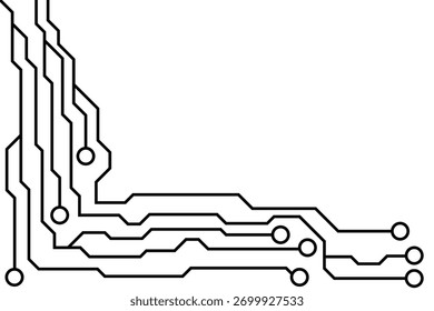 High-tech circuit board technology background 