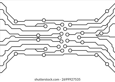 High-tech circuit board technology background 