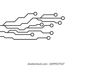 High-tech circuit board technology background 