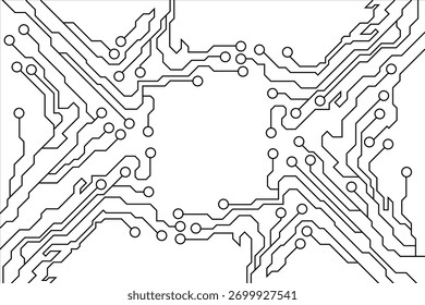 High-tech circuit board technology background 