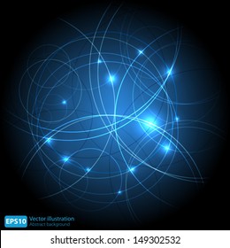 High-tech dark background