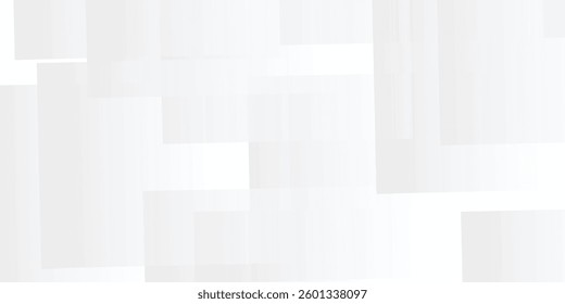 
High-Tech Minimalist Background with a Structured Overlap of White and Gray Transparent Rectangles, Diagonal Geometric Patterns, and a Layered Web-Like Grid for a Sleek and Modern Aesthetic
