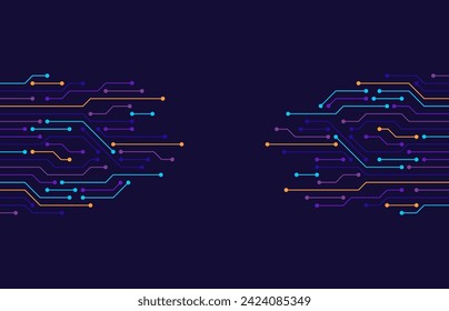 High-tech technology background. Circuit board