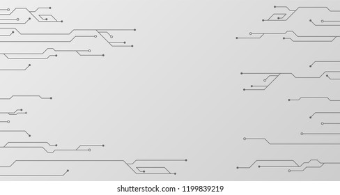 High-tech technology background texture. Circuit board vector illustration. Chip vector background
