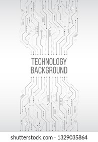 High-tech technology background texture. Circuit board vector illustration