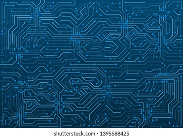 Hightech Technology Background Texture Circuit Board Stock Vector ...