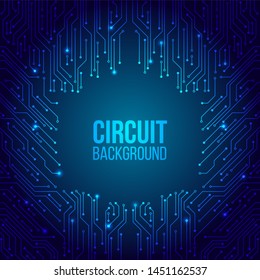 High-tech technology background texture. Circuit board minimal pattern. Science vector illustration. Abstract digital modern concept style.